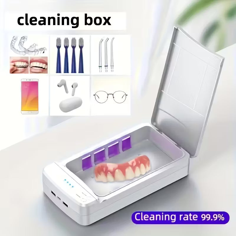 PureNail BlueBox – Compacte UV Gereedschap Sterilisator met USB oplader