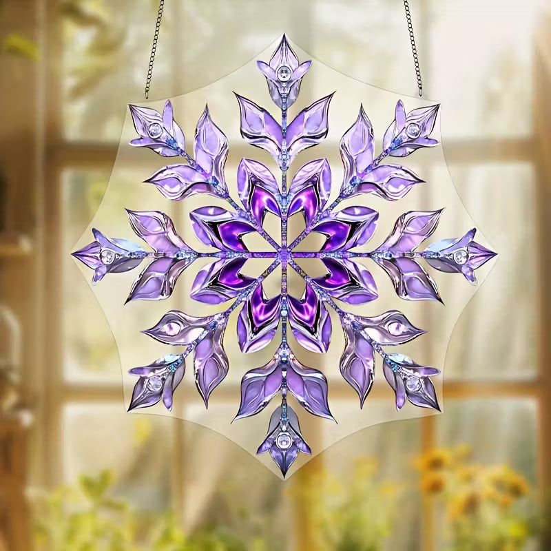 Wisteria Zonvanger – Bloemige Raamdecoratie (20 x20 cm)