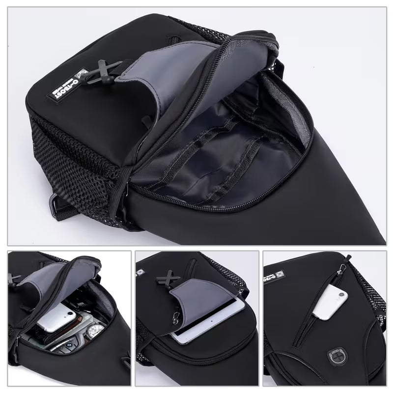 Stijlvolle damesrugzak & telefoon-armtas set