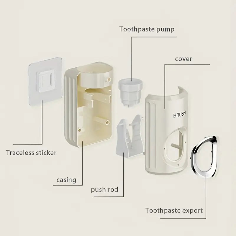 Selinn SmileGuard™ Bundel – UV Tandenborstel Sterilisator met Automatische Reiniging +Automatische tandpastadispenser