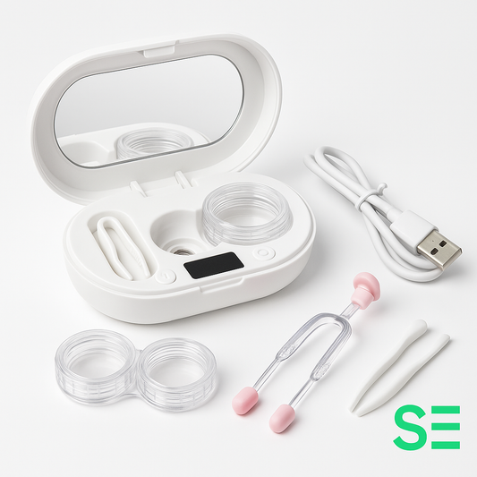 Selinn Stralende Ogen Bundel-Automatische Contactlensreiniger +Contactlens Applicator (bonus)