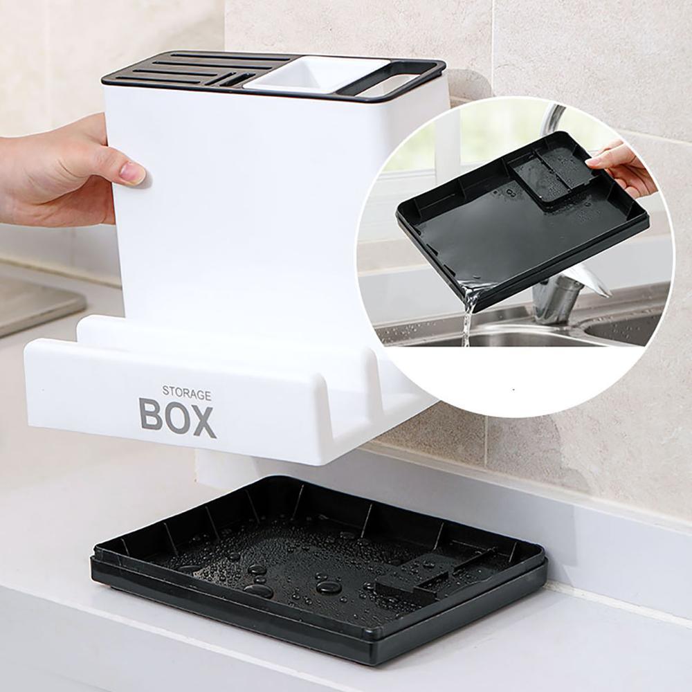 Ruimtebesparende Keuken Organizer voor Serviesgoed en Essentials