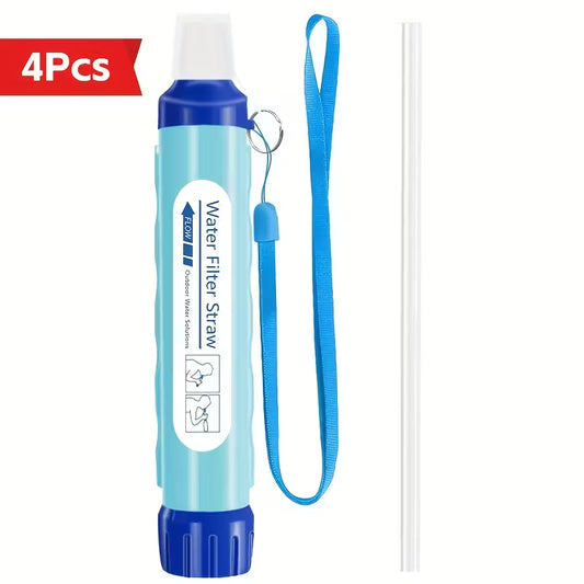 Filterwell Persoonlijke Waterfilter – 4-traps Noodwaterzuiveraar (0.1 micron, SGS/WHO getest)2 halen -1 betalen