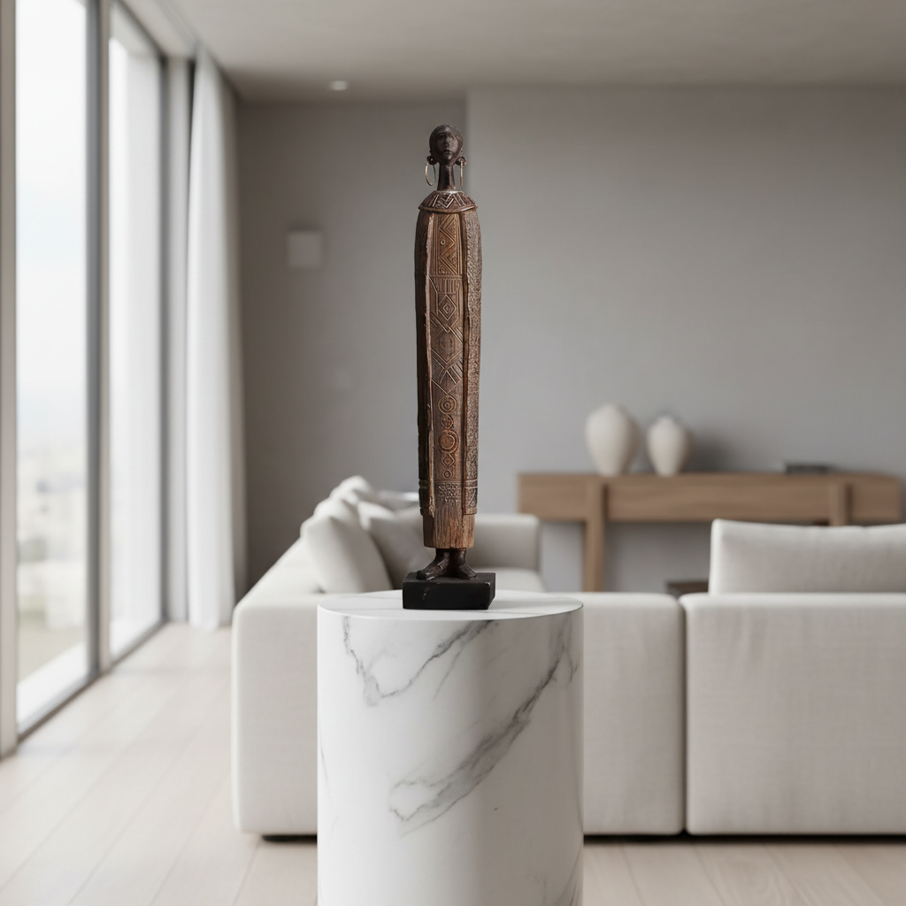 Enkel beeld in modern interieur