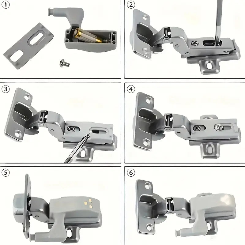 LED Kastscharnierlampjes Set van 12 - Automatische Verlichting