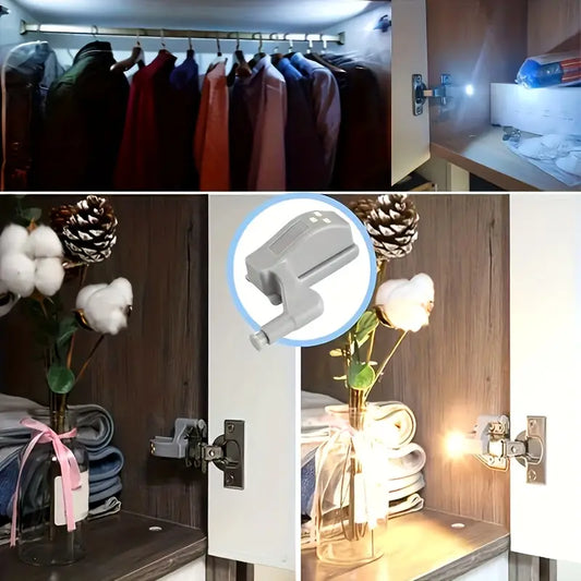 LED Kastscharnierlampjes Set van 12 - Automatische Verlichting