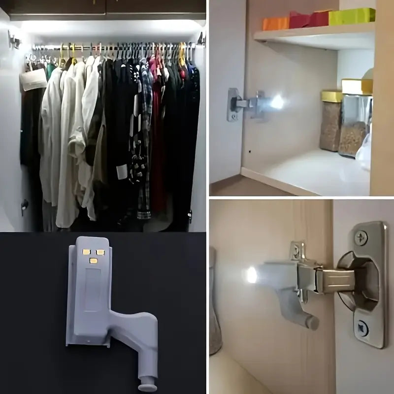 LED Kastscharnierlampjes Set van 12 - Automatische Verlichting