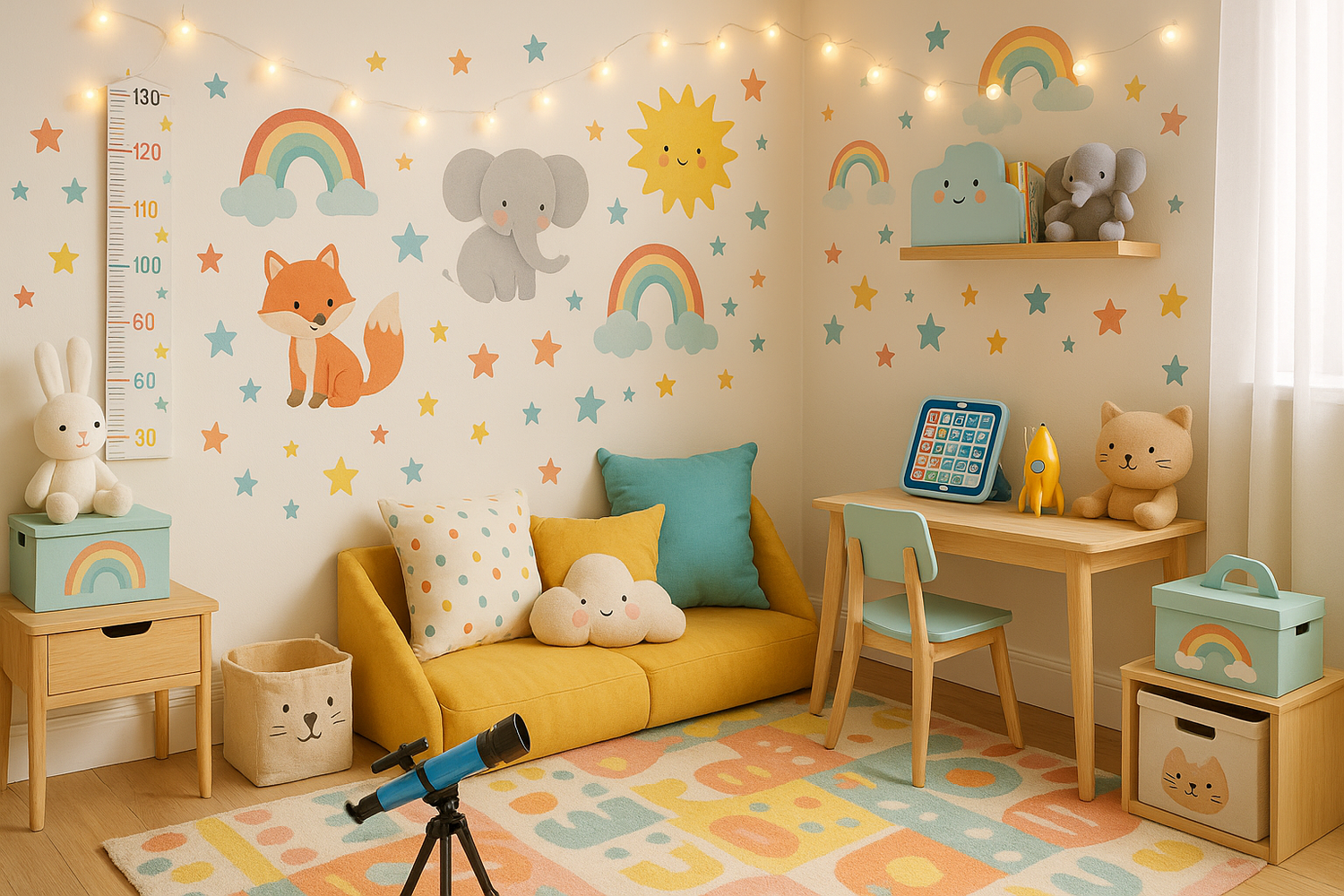 Kinderkamers decoraties, gadgets en accessoires 