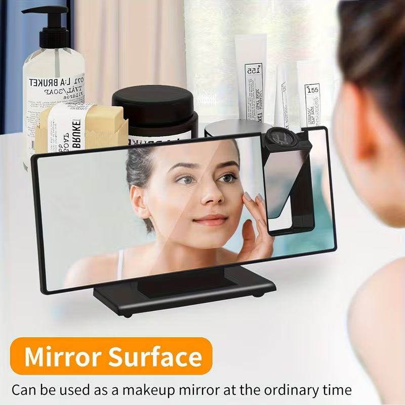 Projectie Wekker met Spiegel & LED Display – Digitale Wekker met Nachtmodus en Temperatuur