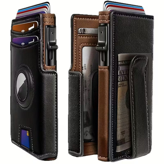 Slimme Herenportemonnee met RFID-bescherming & Anti-Zakkenroller Design